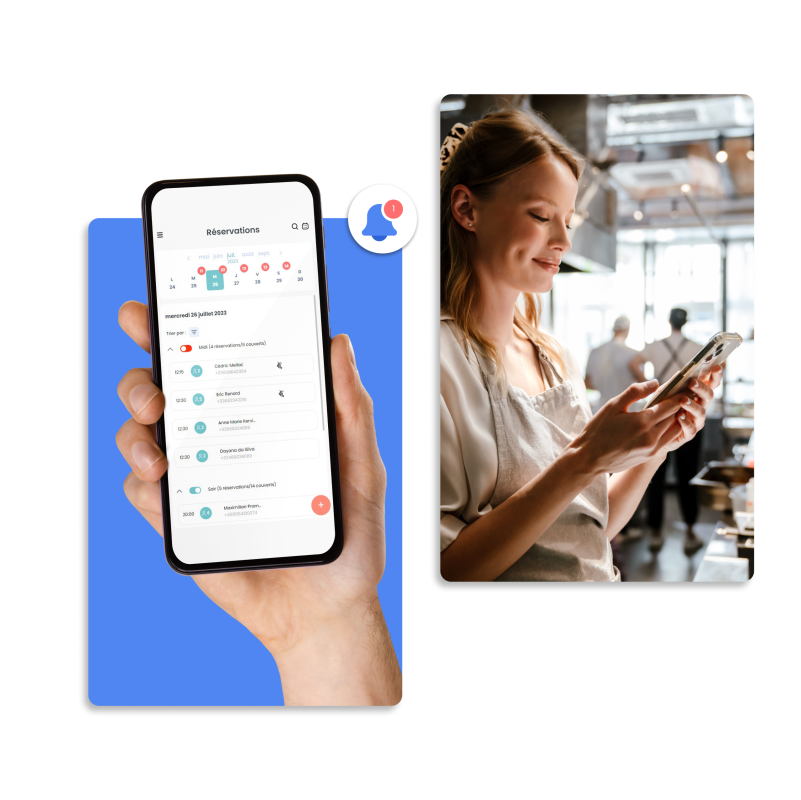 RestoPro - Dévelopeur de business pour restaurants - interface de gestion - Module de réservation